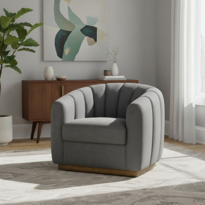 Chaise longue pivotante en velours gris anthracite de qualité supérieure - sièges confortables.