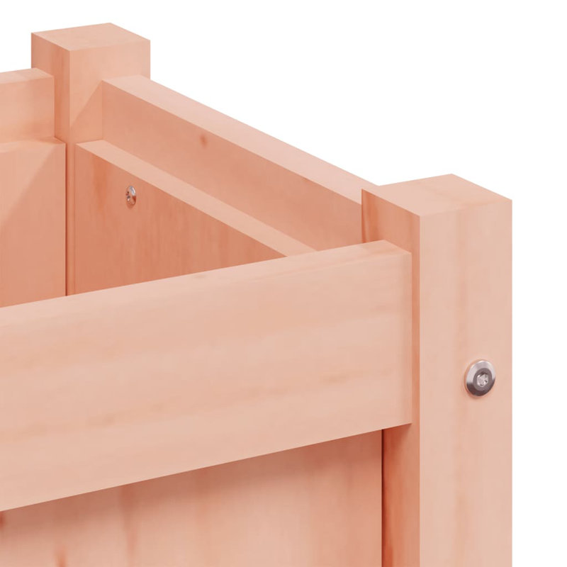 Loon Peak® Garden Planter 59.1"X12.2"X12.2" Solid Wood Douglas, 12.2" H x 70.9" W x 12.2" D, Natural