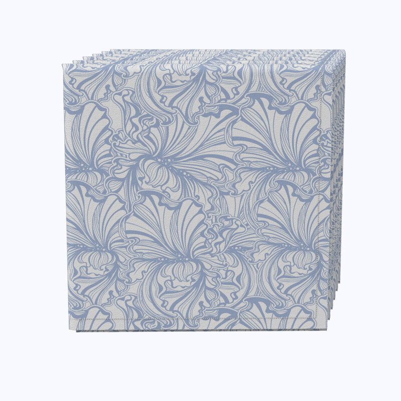 Cotton Floral Square Napkin