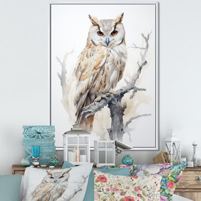 " Wise And Watchful Majestic Owl "
