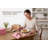 Baby Pink Cotton Cloth Dinner Napkins, 100% Cotton (18 x 18), Set of 12