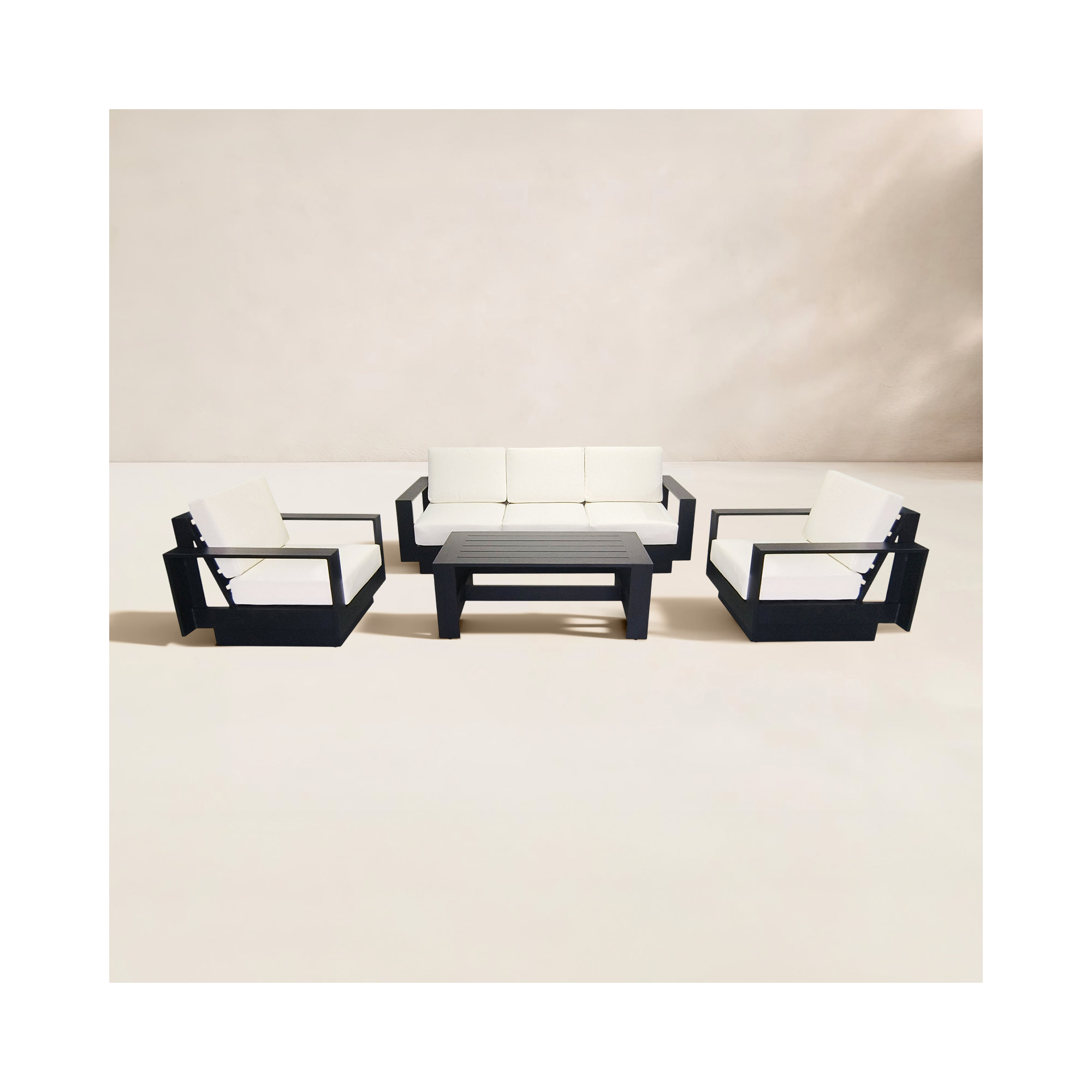 Sterling 4-Piece Outdoor Seating Group with Sunbrella Cushions