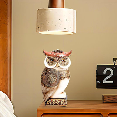 Golden Owl Statue For Home Decor