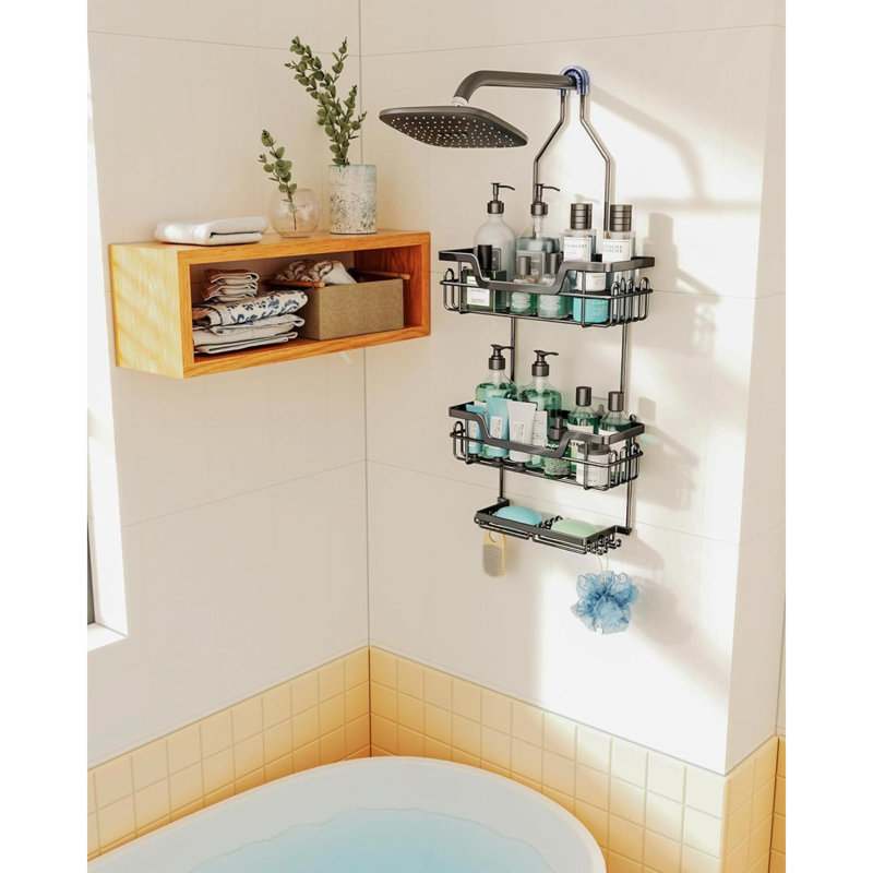 Omid 3 Piece Stainless Steel Bracket Shelf