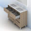 Suki 1200mm Free-standing Double Bathroom Vanity Unit-73822502-73822503