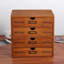 Adeliya Wood Desk Organiser
