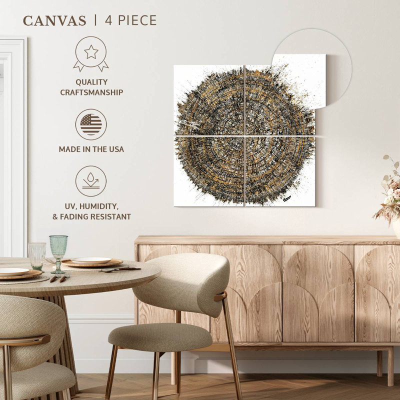 Avery Mysterious Tree Ring, 18" H x 18" W
