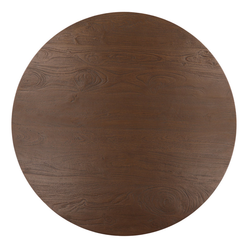 Meylin Dining Table Light Natural, Brown, 30" H x 47.6" L x 47.6' W