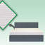 Emele White Noise Foam Mattress-382391568