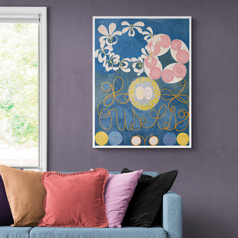 The Ten Largest No.1 Childhood by Hilma AF Klint - Wrapped Canvas Print, 117cm H x 81cm W x 4cm D
