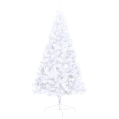 Artificial Half Pre-lit Christmas Tree with Ball Set Party Decoration