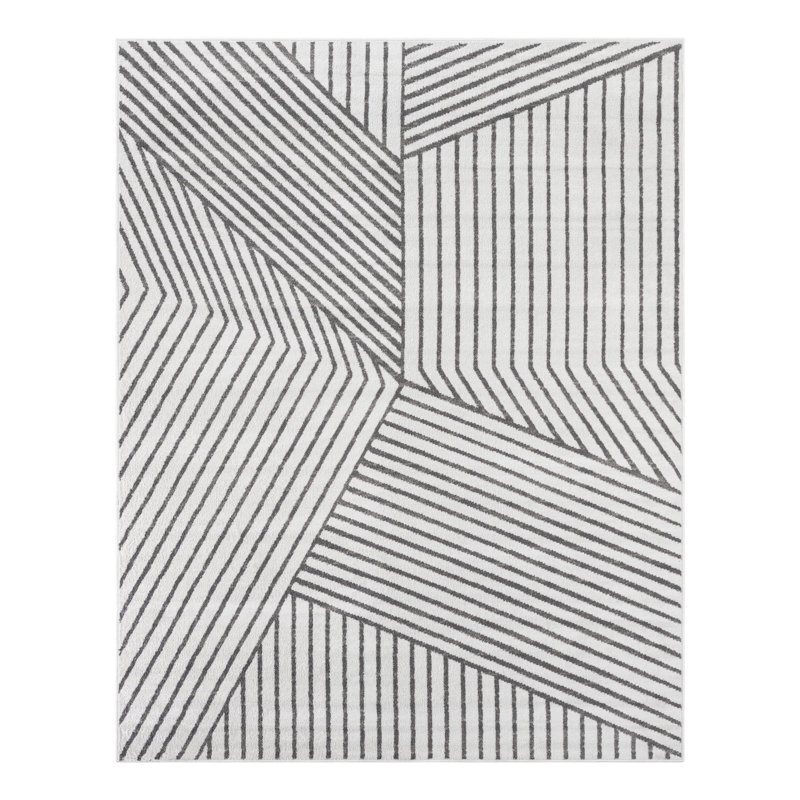 Latitude Run® Orkla Nikolis Rug Ivory, Rectangle 7'10" x 10'
