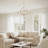 Celino Nine-Light Chandelier with Clear Glass-265313843