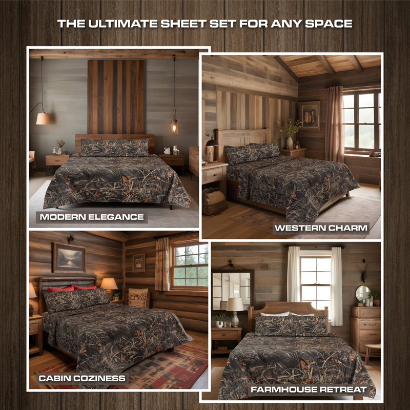 Ensemble de literie Realtree Max 4 Camo, Très grand