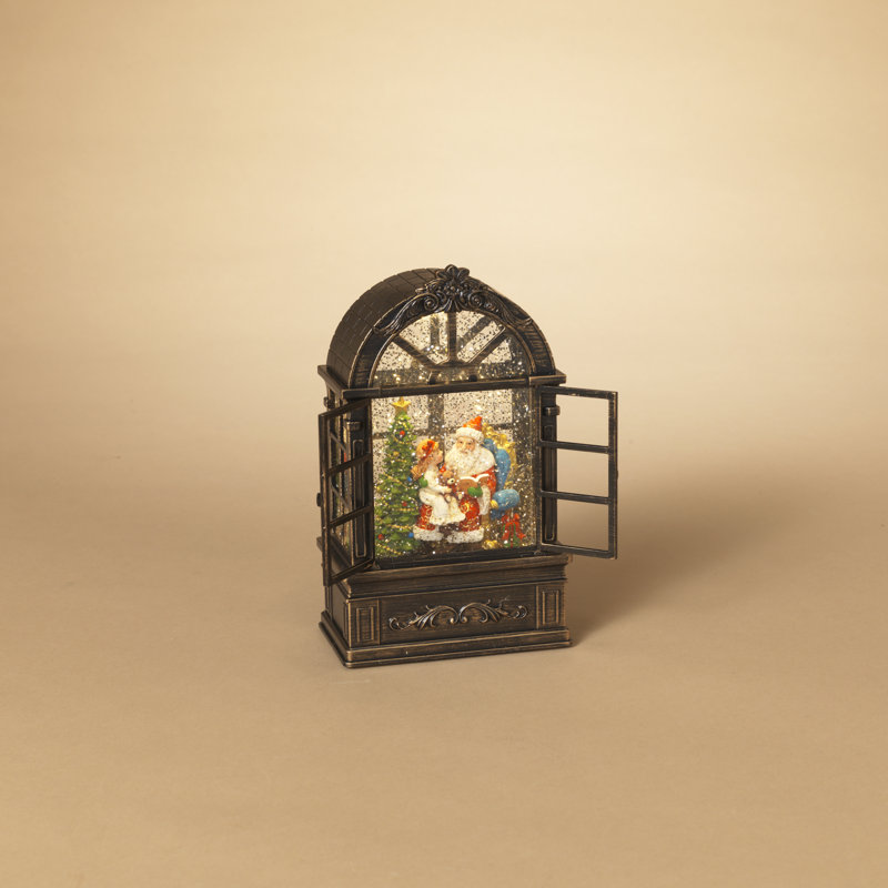 Globe terrestre lumineux tournant à piles 8,75 po H Jolly