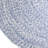 Haynesville Farmhouse Reversible Braided Blue Area Rug-2016875934