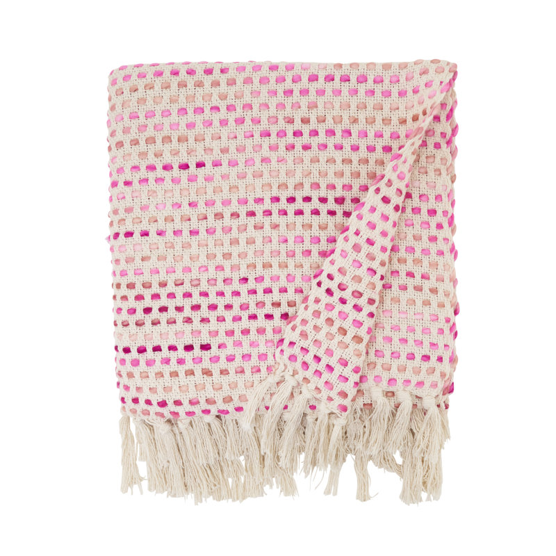 Albali Hand Woven Throw Blanket, Gray