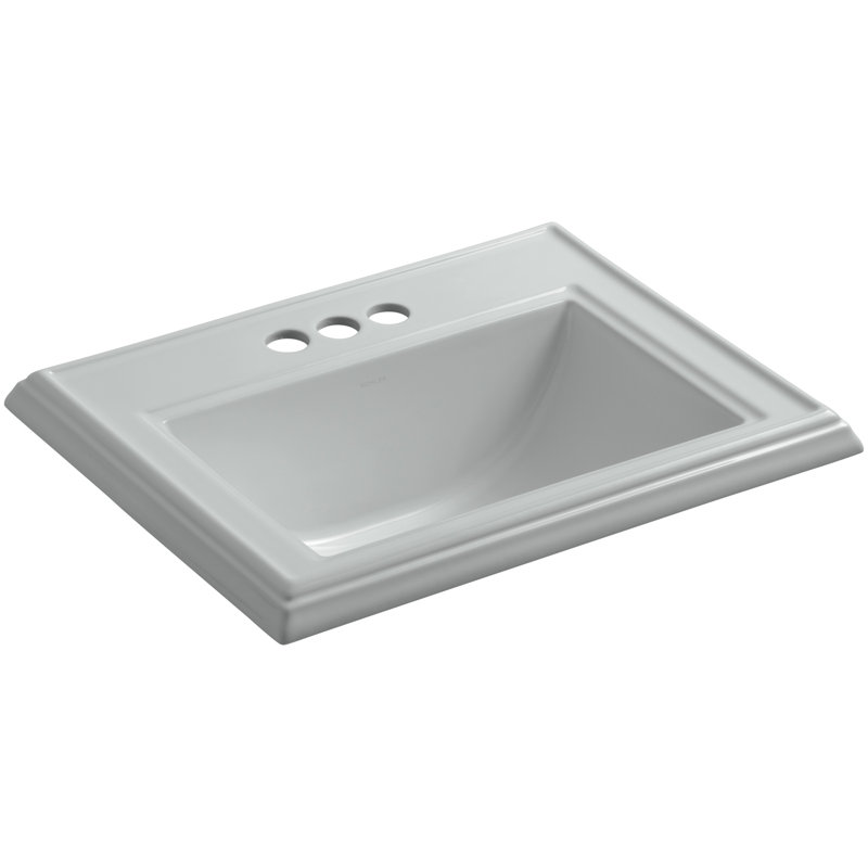 Memoirs Rectangular Drop-In Bathroom Sink with Overflow, null, null