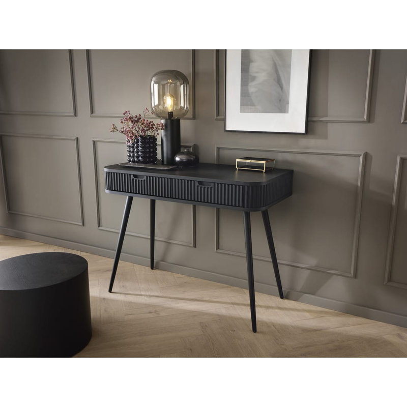 Coffee Table with Storage, Black
