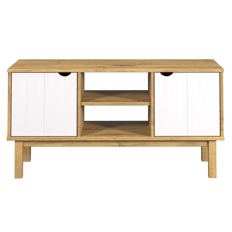 Meuble télé en bois Norden | , Brown/White