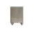 Lucienne Beige Velvet Nightstand(Includes Only Nightstand)