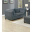 Ensemble de canapé modulaire en chenille gris 6 pièces-36530441