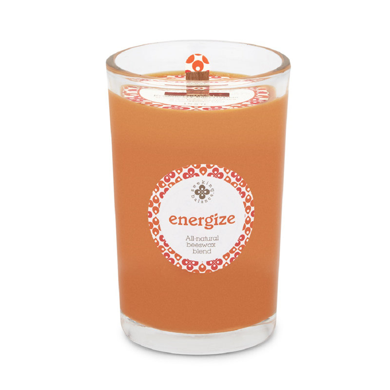 Seeking Balance Energize Rosemary Eucalyptus Scented Jar Candle