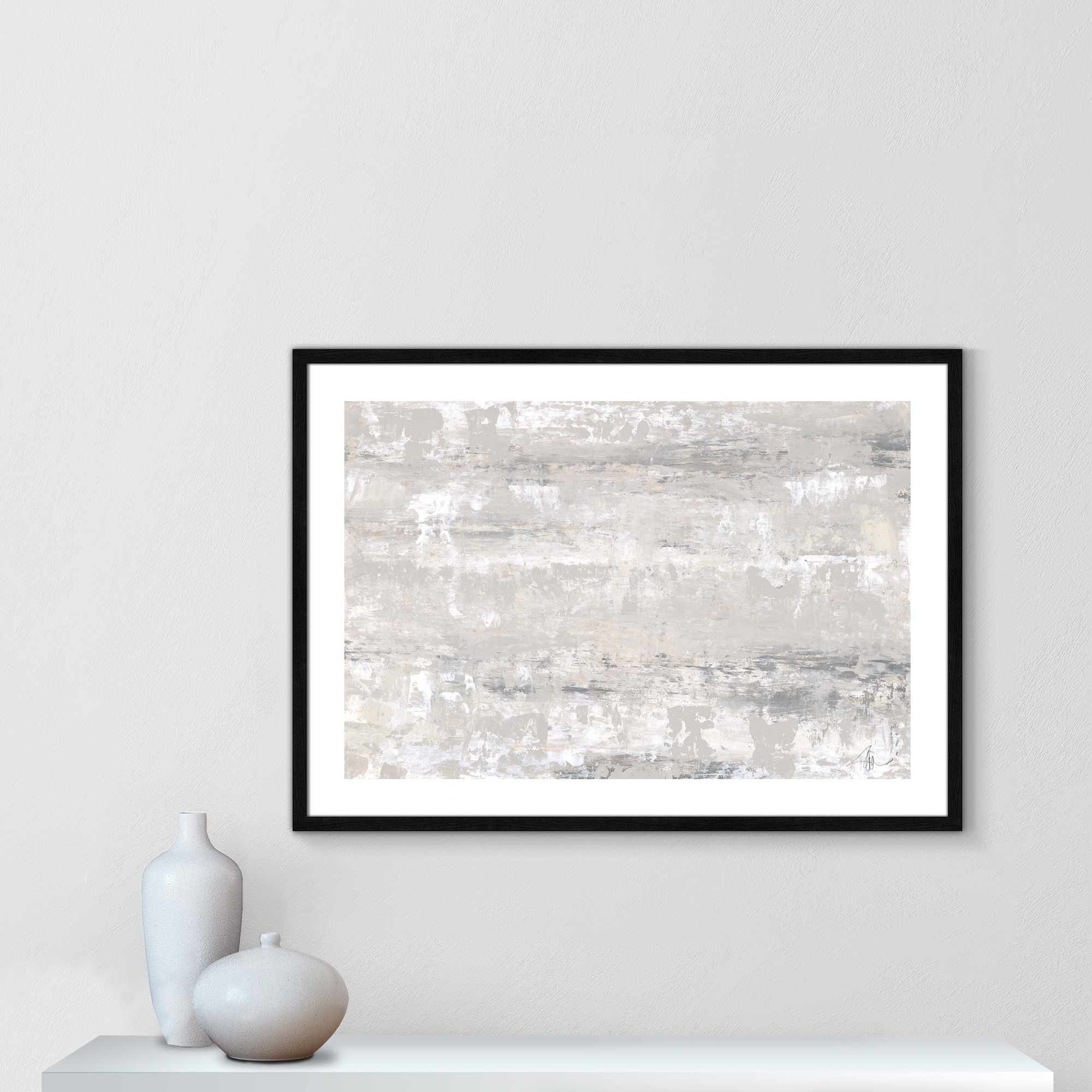 Desert Winds by Filippo Ioco - Print, Black Wood Framed Paper, 25.5" H x 35.5" W x 0.75" D