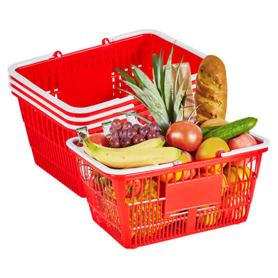 Rebrilliant Polyethylene Plastic Shopping Basket