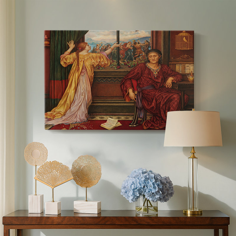 The Gilded Cage-Evelyn De Morgan-Gallery Wrapped Canvas-c. 1901–1902, 24 x 36
