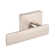 Nero Privacy Door Lever with Square Rosette
