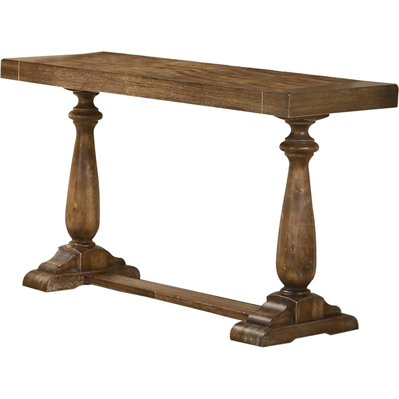 Console en bois flottant de 50 po en bois de grève, Bois flotté