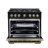 Valente 36" Dual Fuel range in Black-128626426
