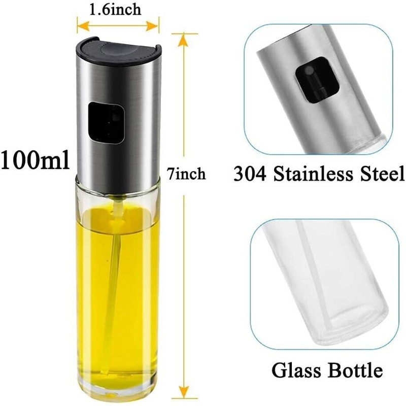 3.38oz. Glass Single Oil / Vinegar Cruet