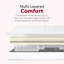 Grand matelas 9 po Avec système de ressorts ensachés, couche de mousse, support latéral, transfert de mouvement faible, matelas pour chambre à coucher, tricot doux, soulagement, installation facile-1008028977