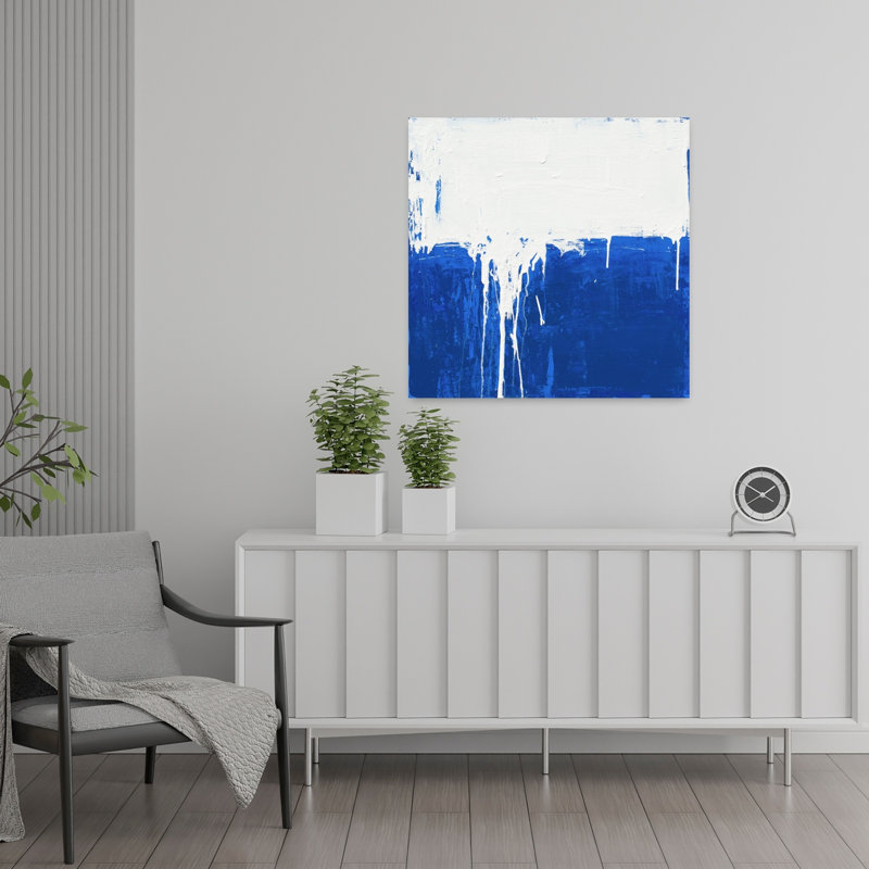 Escape Abstract Contemporary Art, 24" H x 24" W