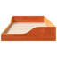 Floor Bed Frame Solid Pine Wood-874312382-874312380