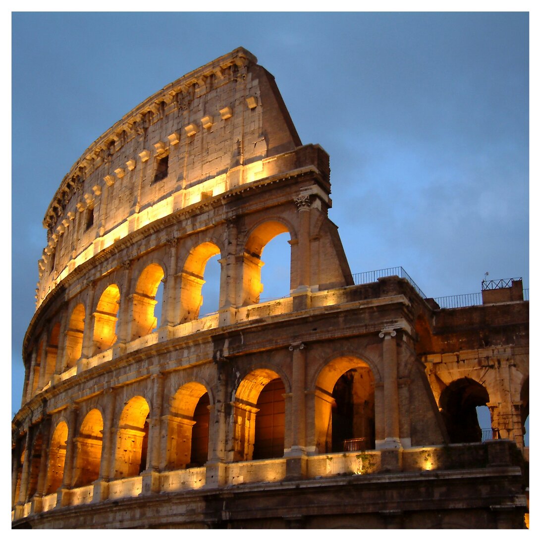 Strukturierte Tapete Colosseum at Night