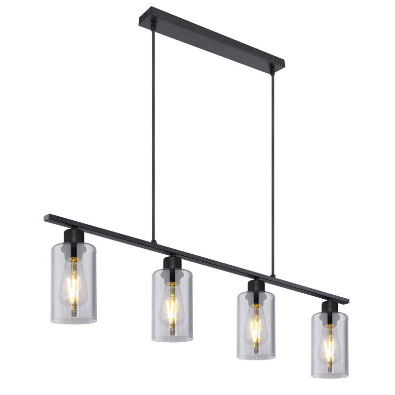 Lacey-Lee 4 - Light Black Kitchen Island Pendant
