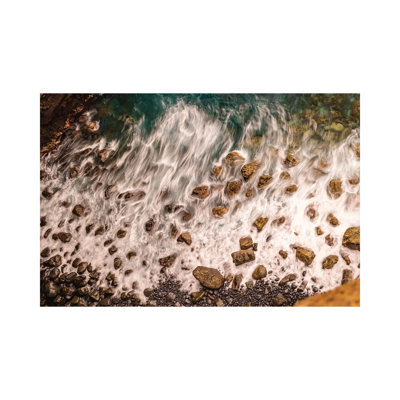 Portugal Madeira Island Seaside Artistic Water 1 Piece Wall Art on Canvas