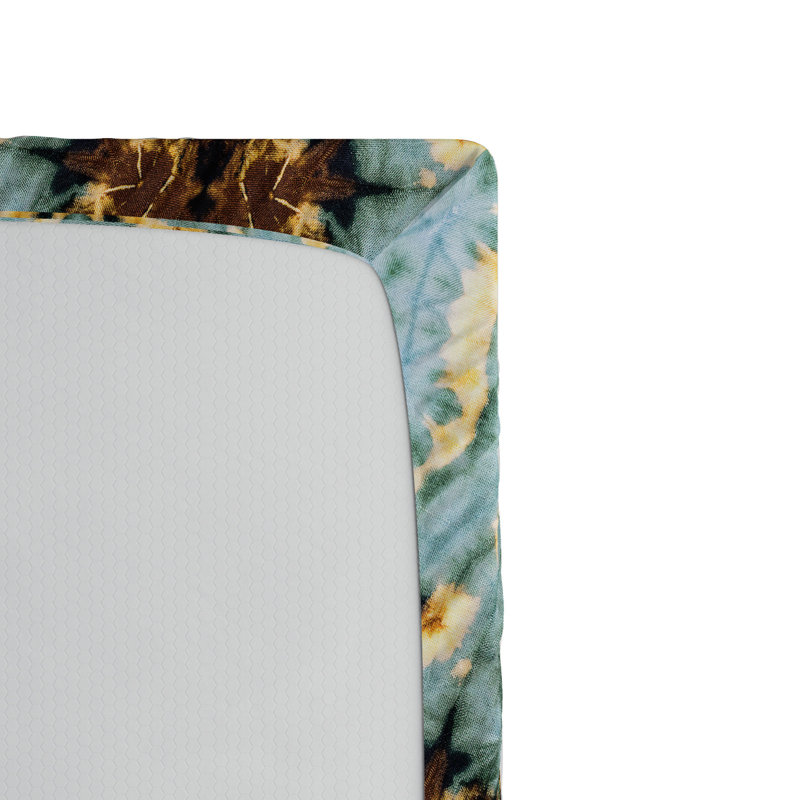 Microfiber Geometric Fitted Sheet, Full Fitted Sheet