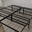 Base de lit double en acier noir - Structure renforcée, installation rapide, hauteur de 14 pouces, pas de sommier requis, installation robuste en 5 minutes, minimise le bruit-1931801362