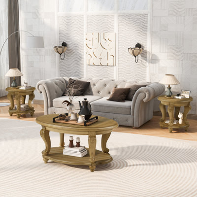 Ahriah 3 - Piece Living Room Table Set by One Allium Way
