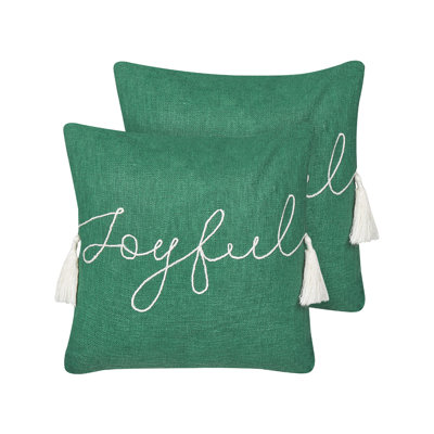 ELETTARIA Square Throw Cushion