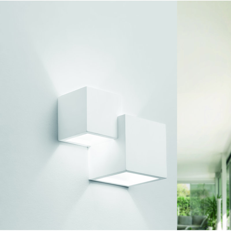 Fifield Gypsum LED Flush Mounted Sconce