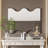 Wall Mirror Rectangular Mirror with Wavy Sides Metal Framed Mirror Vanity Mirror Dressing Mirror