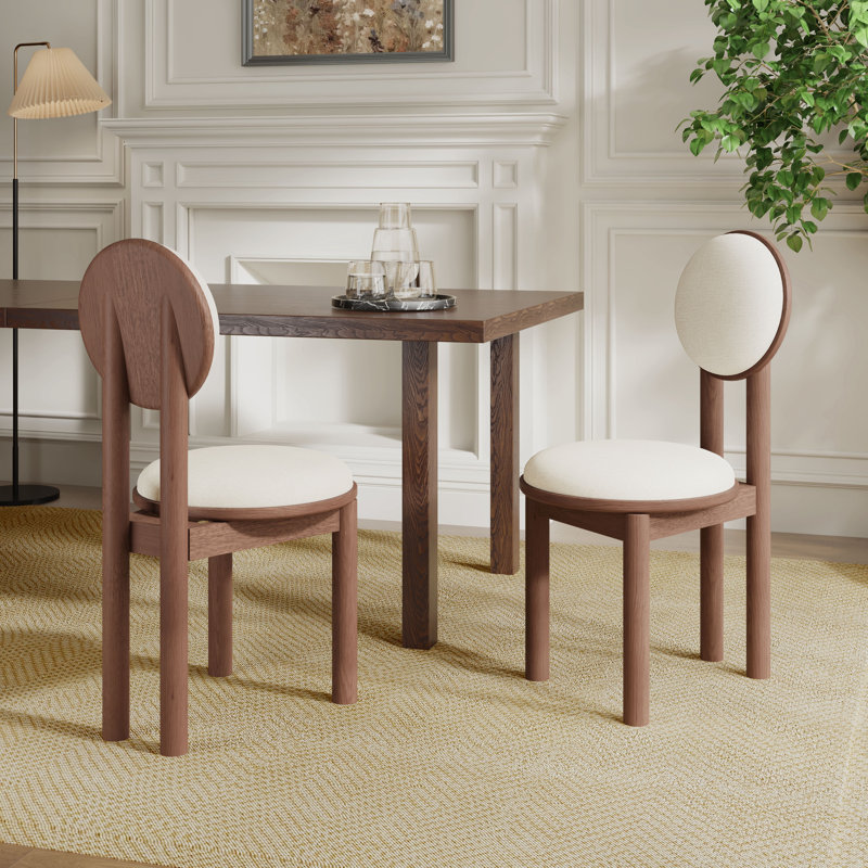 Chaises de salle à manger Thaddeus, Noyer