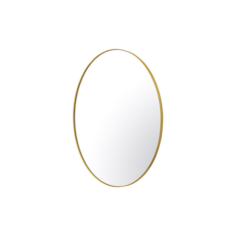 Tablet Oval Wall Mirror - 22"W x 30"H - Gold, 22"W x 30"H, Gold