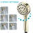Gold Handheld Shower - 5 Spray Modes, Abs, Safe , Easy To Install, Consistent Spray, Water Saving High Medical Nozzles, Heat , Installation,-125036466