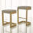 Regan Bar Stool w/Ivory Leather-Antique Brass-60070919-60070918-60070920